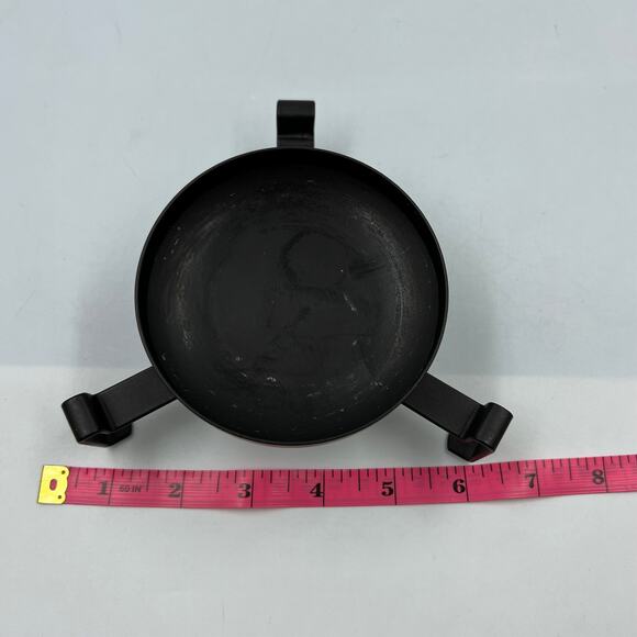 PartyLite 3 Leg Black Steel Table Jar Pillar Tea Light Candle Holder Stand - Picture 7 of 7